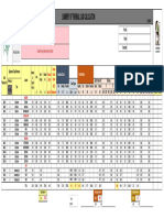 Summery of Thermal Load Calculation: Hide Empty Rows