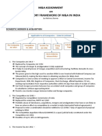 Regulatory Framework Assignment