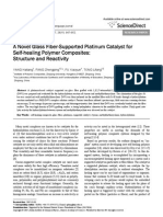 A Novel Glass Fiber-Supported Platinum Catalyst