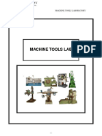 Machine Tools Lab Manual