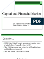 Capital and Financial Market: Hall and Lieberman, 3 Edition, Thomson South-Western, Chapter 13