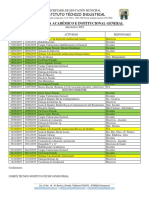 Cronograma Académico 2019 PDF