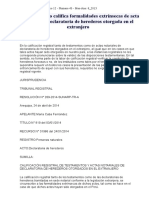 Registrador Solo Califica Formalidades Extrínsecas de Acta Notarial de Declaratoria de Herederos Otorgada en El Extranjero