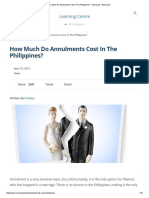 Annulment Cost April 2015