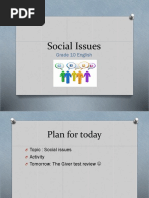 Social Issues: Grade 10 English