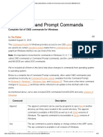 List of Command Promt