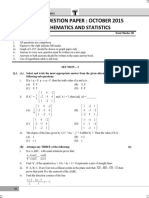 HSC 2015 October Maths