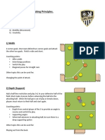 4v4 Games To Teach Attacking Principles.: 1) Width