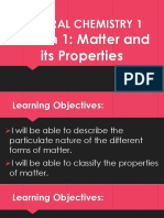 General Chemistry 1: Lesson 1: Matter and Its Properties