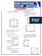 Cilindro Circular Recto para Cuarto de Secundaria