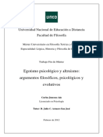 Egoismo Psicologico PDF