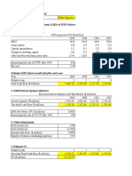 In-Class Project 2: Due 4/13/2019 Your Name: Valuation of The Leveraged Buyout (LBO) of RJR Nabisco 1. Cash Flow Estimates