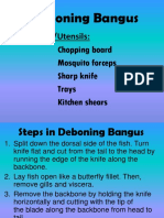 Bangus Deboning