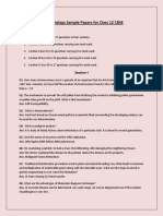 Biology Solved Sample Paper 2