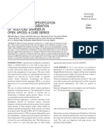 Single Visit Mta Apexification Technique For Formation of Root-End Barrier in Open Apices-A Case Series