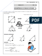 Guia 1 - Razones Trigonométricas de Ángulos Notables