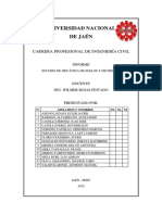 Estudio de Mecánica de Suelos y Geotecnia