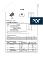 Small Signal Diode: Absolute Maximum Ratings