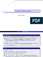 Euclidean Structure: Kevin James