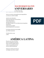 20 Poemas de Roque Dalton