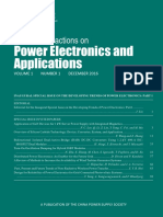 Yongheng Yang CPSS Transactions On Power Electronics and Applications CPSS TPEA Vol PDF