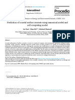 Prediction of Coastal Surface Current Using Numerical Model and Soft Computing Model