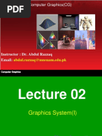 Computer Graphics (CG) : Abdul - Razzaq@mnsuam - Edu.pk