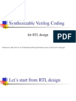 Synthesizable Verilog Coding: For RTL Design