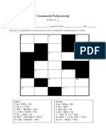 1 - Crossword Polynomial