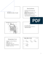 Speech Production: Articulators