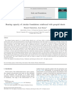 Bearing Capacity of Circular Foundations Reinforced With Geogrid Sheets