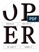 A Detailed Lesson Plan in Rules in Operation Integers