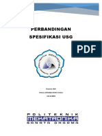 Tabel Perbandingan Usg 