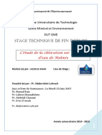 L'Etude de La Chloration Sur L - Azzouzi Omar - 2670