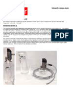 Calcimeter Instruction Manual: Hohner (UK - Canada - Texas)