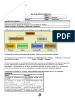 Guia de Aprendizaje de Disoluciones Segundo Medio