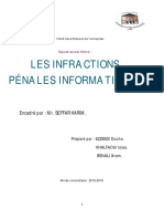 Les Infractions Penales