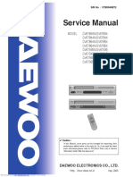 SERVICE MANUAL DAEWOO dv6t834n PDF