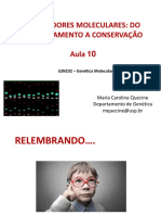 Aula 10 - Marcadores Moleculares