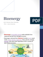 Bioenergy: Arch. Shereen Omar Khashaba Cairo University Ph.D.