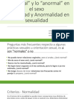 Normal Anormal en Sexo - Normalidad Anormalidad en Sexualidad