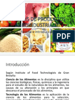 Análisis de Productos Agroindustriales Introducción