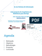 Uma Proposta de Arquitetura de Referência para DevOps (Apresentação)