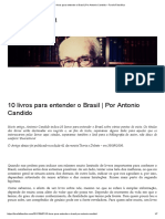 10 Livros para Entender o Brasil - Por Antonio Candido - Farofa Filosófica PDF