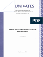 Verificação de Vigas de Concreto Armado Com Aberturas Na Alma