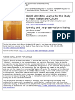 Suárez-Krabbe, J. (2012) - Identity and The Preservation of Being. Social Identities, 18 (3), 335-353.