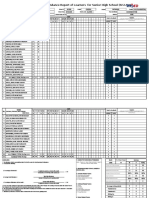 School Form 2 Daily Attendance Report of Learners For Senior High School (SF2-SHS)