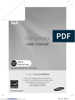 Refrigerator: User Manual