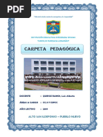 Carpeta Pedagógica