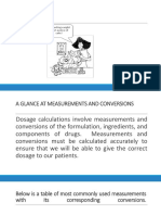 Drug Dose Calculation Using Measurements